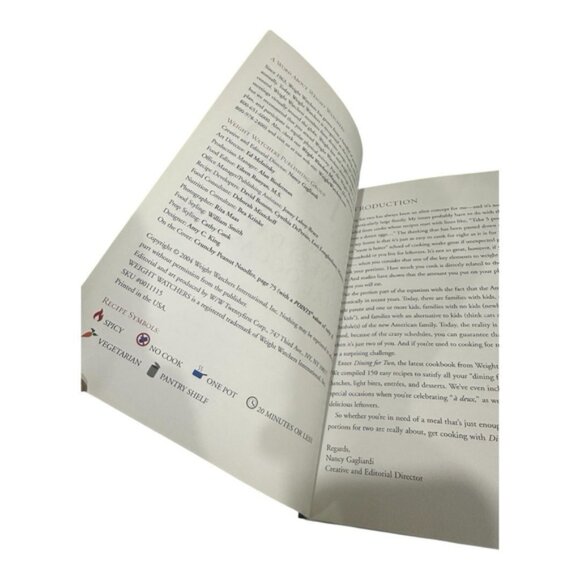 Weight Watchers Dining For Two Paperback - Picture 7 of 9